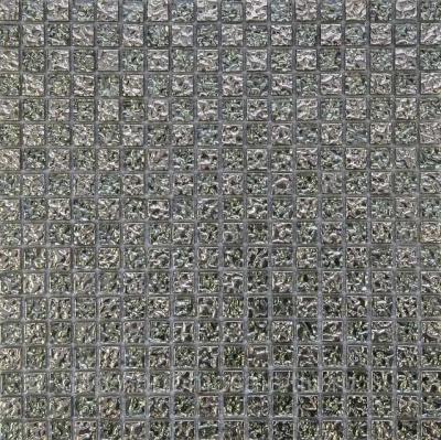 Мозаика Orro mosaic SILVERSTONE 30x30 серая глянцевая, чип 15x15 квадратный