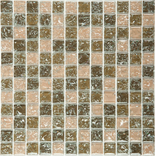 Мозаика NSmosaic S-811 EXCLUSIVE 29.8x29.8 микс глянцевая, чип 23x23 квадратный