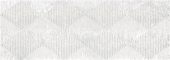 Декоративная плитка Kerlife STRATO GALA BLANCO 25.1x70.9 белая глянцевая с рисунком