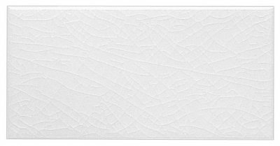 Настенная плитка Adex ADMO1016 Modernista Liso PB C/C Blanco 7,5x15 белая глянцевая моноколор / кракелюр