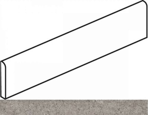 Плинтус Italon 610130005355 Discover Grey  / Дискавер Грэй 7.2x60 серый  матовый под бетон
