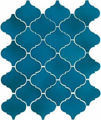 Настенная плитка Kerama Marazzi 65007 Арабески Майолика 30x26 синяя глянцевая майолика