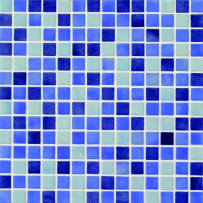 Мозаика Ezarri Mix 25002-С микс 31.3х49.5 синяя глянцевая