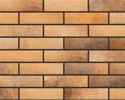 Фасадная плитка Elewacja Loft Brick curry 24.5x6.5