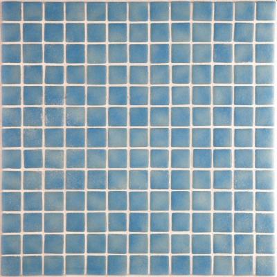 Мозаика Ezarri 2508-А Antislip 31.3х49.5 голубая глянцевая