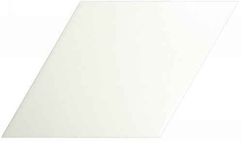 Настенная плитка ZYX 218653 Evoke Diamond Area White Matt 15x25.9 белая матовая моноколор