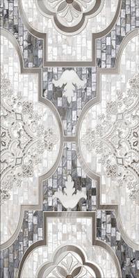 Вставка Axima 46734 Венеция 300x600 серый глянцевый мозаика D
