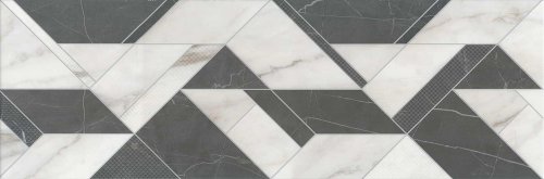 Декоративная плитка Kerama Marazzi 13100TR\3F Буонарроти 30x89.5 (9 мм) микс матовая под мрамор / с орнаментом