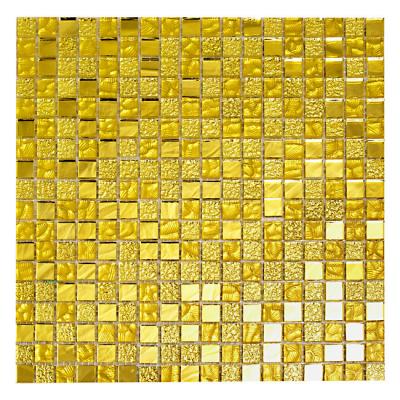 Мозаика Imagine!Lab. HT130 297х297х4 чип 15x15 (0,09м2) желтая полированная
