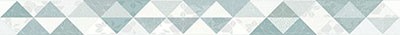Бордюр Kerlife PRIMAVERA BIANCO 70.9x6.2 белый глянцевый геометрия