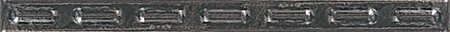 Бордюр карандаш Kerama Marazzi 180 Стежок 20x1.5 металл глянцевый с орнаментом