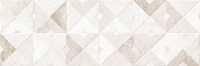 Настенная плитка ALMA Ceramica TWA11MAS014 Mars 60x20 белая / бежевая матовая под геометрию