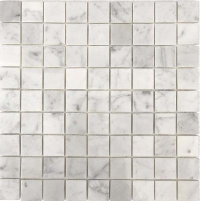 Мозаика Orro mosaic BIANCO CARRARA POL 30.5x30.5 бежевая полированная, чип 30x30 квадратный