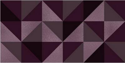 Декоративная плитка Kerlife  Stella Geometrico Viola 63x31.5 фиолетовая глазурованная глянцевая
