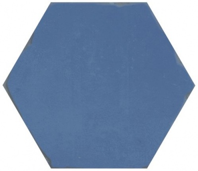 Настенная плитка APE Souk Nomade Blue 13.9x16 синяя глазурованная матовая под камень