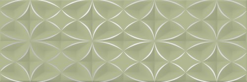 Декоративная плитка EM-TILE УТ-00010040 Milagro Stel Deco Olive 20x60 зеленая матовая орнамент