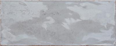 Настенная плитка Cifre Montblanc Pearl 20x50 серая глянцевая под камень