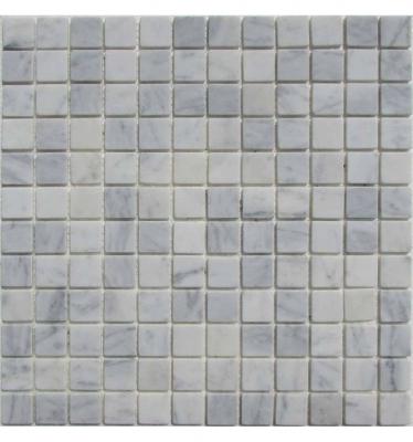 Мозаика FK Marble 35400 Classic Mosaic Bianco Carrara 23-4T 30x30 серая матовая