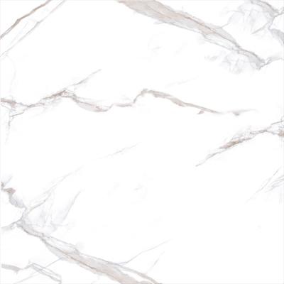 Керамогранит Decovita Calacatta Bronz Full Lappato 60x60 белый / бронзовый лаппатированный под камень