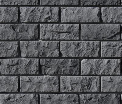 Камень искусственный White Hills 409-80 Йоркшир 30x12 темно-серый рельефный / матовый под кирпич