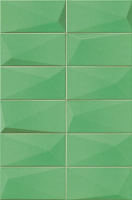 Настенная плитка Mainzu 78795742 DIAMOND EMERALD 10х20 зеленая глянцевая 3d узор