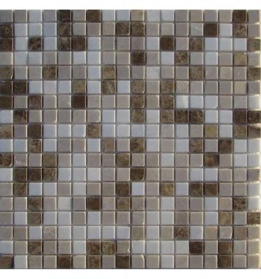 Мозаика FK Marble 30104 Mix Mosaic Mix White Cream 15-4P 30.5x30.5 микс полированная