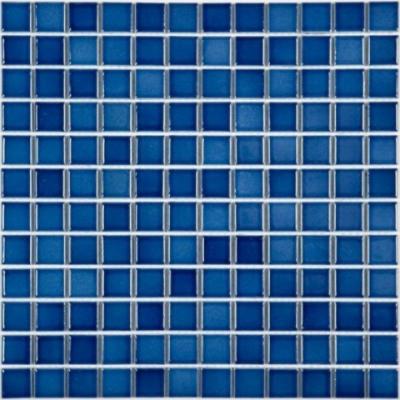 Мозаика NSmosaic PORCELAIN PW2323-05 300х300 синяя глянцевая