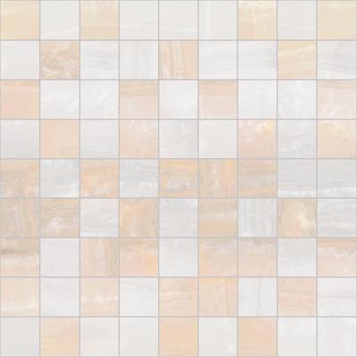 Мозаика Laparet DDM-1 х9999132421 Diadema 30x30 бежевая / белая глазурованная глянцевая / неполированная под мозаику / под оникс