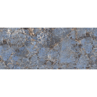 Керамогранит Neodom N80001 Titanium Amozanite Polished 120x280 синий глянцевый под сланец