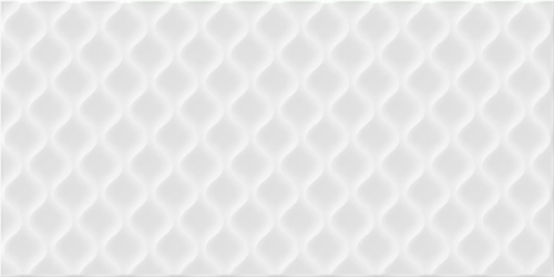 Настенная плитка Cersanit DEL052D-60 Deco 29.8x59.8 белая глянцевая с орнаментом