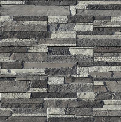 Камень искусственный White Hills  242-80 Зендлэнд 20x10 / 30x10 / 50x10 серый рельефный / матовый