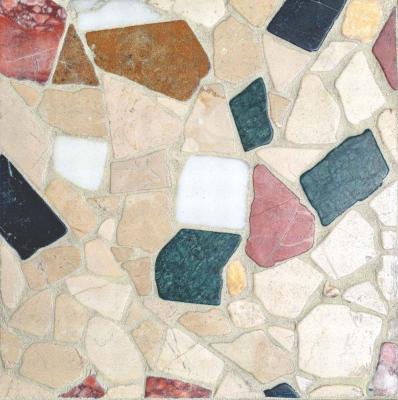 Мозаика Orro mosaic ANTICATO MIX 30.5x30.5 микс бежевая/зеленая/розовая матовая, чип разноформатный
