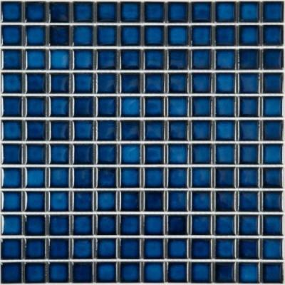 Мозаика NSmosaic PORCELAIN PW2323-06 300х300 синяя глянцевая