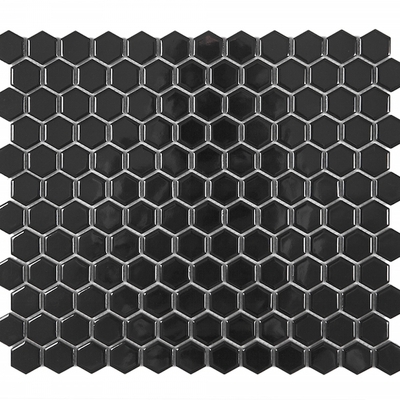Мозаика Imagine!lab KHG23-2G 26x30 черная глянцевая моноколор