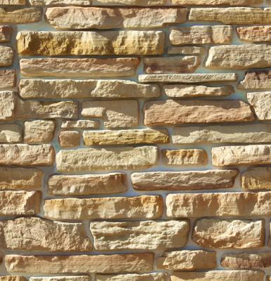 Камень искусственный White Hills 526-10 Морэй 6.2x2.6 / 49.5x12.3 / вариативный размер бежевый рельефный / матовый