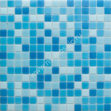 Мозаика NSmosaic MIX MIX1 голубая полированная