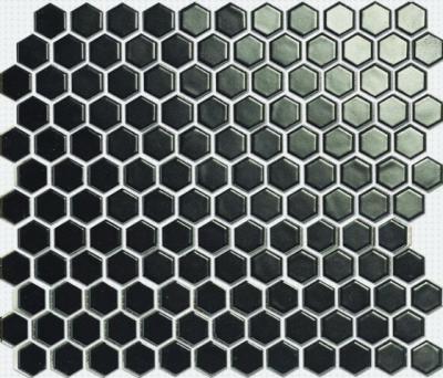 Мозаика NSmosaic PORCELAIN PS2326-02 260х300 черная матовая