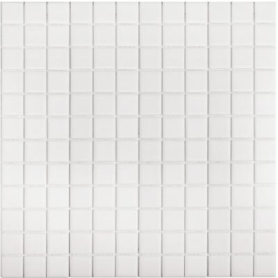 Мозаика Vidrepur С0002960 Nordic № 910 (на сетке) 31.7x31.7 белая глазурованная глянцевая моноколор