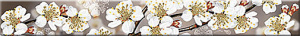 Бордюр Azori 584191002 Amati Sakura 50.5x6.2 коричневый глазурованный матовый 