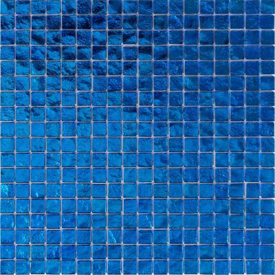 Alma Цвета 15 мм BD49 Стекло синий, поверхность глянцевая