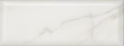 Настенная плитка Kerama Marazzi 15136 Сибелес 40x15 белая глянцевая под мрамор