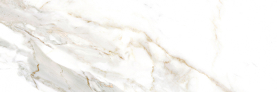 Настенная плитка Laparet х9999281525 Beryl 75x25 белая глазурованная матовая под мрамор