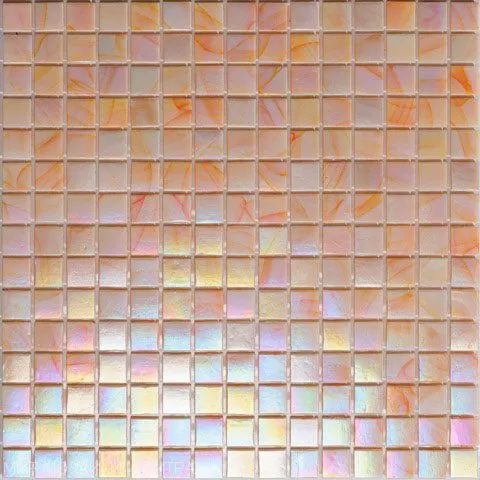 Мозаика Rose Mosaic WB87 Rainbow 31.8x31.8 розовая глянцевая перламутр, чип 15x15 квадратный