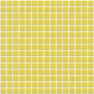 Мозаика ROSE MOSAIC A90 Matrix color 3 (размер чипа 10x10 мм) 31.8x31.8 желтая глянцевая моноколор