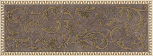 Декор Kerama Marazzi AD\A363\15106 Орсэ 40x15 коричневый матовый узоры
