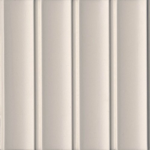 Декоративная плитка Kerama Marazzi SOA001 Аква Альта 1 20x20 белая матовая / структурная полосы моноколор