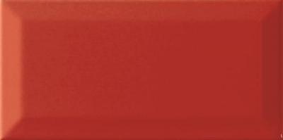 Настенная плитка Monopole Bisel Rojo Brillo 10x20 красная глянцевая 