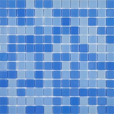 Мозаика Togama Mauricio Pool & Wellness SPA 34x34 голубая / синяя глянцевая под камень