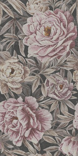 Ковер из керамогранита Kerama Marazzi VT\A620\SG591820R Парадизо 1 119.5x238.5 розовый / серый матовый под мозаику / цветы