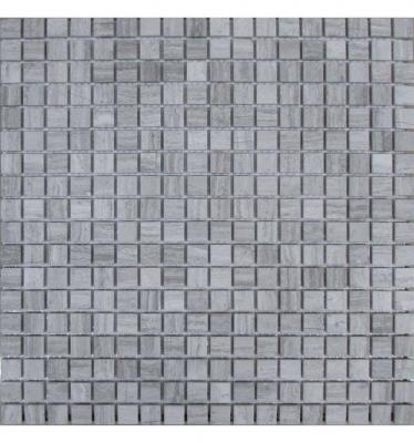 Мозаика FK Marble 30065 Classic Mosaic White Wooden 15-4T 30.5x30.5 серая матовая